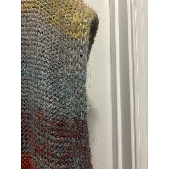 Anthropologie MOTH Rinda M/L Multi Long Cardigan Sweater Mohair Blend Duster - Picture 4 of 6